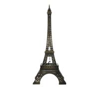 PRETYZOOM LED Eiffel Tower Night Lamp, Light Up Eiffel Tower Figurine Metal Architecture Vintage Desktop Decoration for Home, Wedding, Living Room, Bedroom Ornament