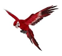 PRETYZOOM Lifelike Parrot Garden Statue Outdoor Ornament for Patio Park Decoration Realistic Animal Sculpture Enhancing Natural Garden Ambiance
