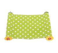 PRETYZOOM Light Green Parrot Bed and Cockatiel Bird Hammock Bed Made of Cloth and Wood Easy Installation and Provides Shelter