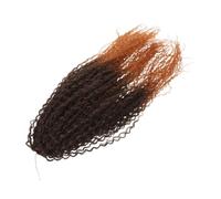 PRETYZOOM Lightweight Brazilian Afro Curly Braiding Hair Extensions Textured Wave Synthetic Crochet Hair for African Festival Styles Boho Braids with Natural Appearance