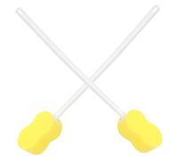 PRETYZOOM Long Handled Bath Scrubber, 2pcs Body Brush with Sponge Material, Lightweight Shower Back Scrubber for Gentle Skin Exfoliation and Daily Bathing