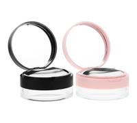PRETYZOOM Loose Powder Containers Portable 2pcs Travel and Built to Last with Mirror and Puff, 20g Plastic Setting and Finishing Powder Boxes, Convenient the Go Makeup