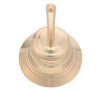 PRETYZOOM Loud Solid Brass Handheld Call Bell with Handle for Animal Training and Schools, Elegant Design, Convenient for Caregiving and Easy to Maintain
