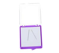 PRETYZOOM Magnetic Sewing Needle Holder Box Transparent Cover Pin Storage Container for Cross Stitch Knitting and Home Use Organizer