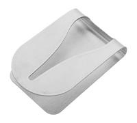 PRETYZOOM Magnetic Strong Magnetic Mounting Holder Kitchen Towel Hook Stainless Steel Compact Design Silver Finish Size 8.5x5x2.5cm for Kitchen and Garage Use