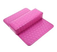 PRETYZOOM Manicure Hand Pillow Firm Support Wrist Rest with Shiny PU Surface Nail Salon Tool for Professional and Home Use Stylish Nail Art Mat