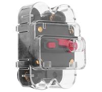 PRETYZOOM Manual Reset Stereo Circuit Breaker for Car Rv Boats Inline Fuse Holder with Automatic and Self-restoration Protection for Audio Solar Systems and Vehicle Electronics