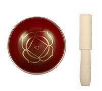 PRETYZOOM Meditation Bowl Set with Lightweight Copper Singing Bowl and Wooden Mallet for Traveling and Home Decoration for Men and Women