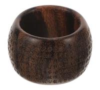 PRETYZOOM Men's Wood Thumb Ring Buddhist Finger Ring Natural Wooden
