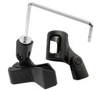 PRETYZOOM Microphone Clip Microphone Bracket for Music Industry Metal Saxophone Holder Maximum Close to The Horn Restore Beautiful Sound Black for Stage Performance