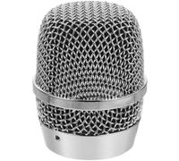 PRETYZOOM Microphone Metal Grille Replacement Cover Sturdy Steel Mesh Mic Ball Head for Wireless Ktv and Conference Room Use