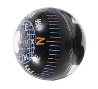 PRETYZOOM Mini Black Plastic Ball Compass for and Automotive Dashboard, Small Round Clip-On Hiking and Motorcycle Navigation Tool