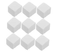 PRETYZOOM Mini Nail Art Sponges 50pcs 1.5x1.5cm Multi-sided Mini Makeup Sponges for Face and Nails Seamless Blush and Gel Polish Application White Manicure Facial Scrubber Blocks for Precise