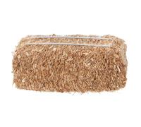 PRETYZOOM Miniature Hay Bale Decorative Faux Straw Bale for Western Themed Party Small Craft Haystack for Dollhouse and Farmhouse Diorama for Spring and Harvest Festival