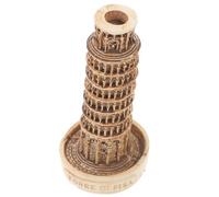 PRETYZOOM Miniature Leaning Tower of Pisa Model Architectural Decor Resin Figurine 4.13x1.97x1.85in Not Easy to Knock over Good Stability Desktop Decor