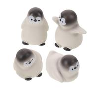 PRETYZOOM Miniature Penguin Figurine and Vivid Texture 12pcs Resin Statue with Stable Flat Base Adorable Penguin Desk Ornament and Winter Holiday Decorations for Dorm Desks