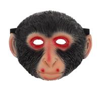 PRETYZOOM Monkey Mask Full Head Animal Decorative Mask For Halloween Costume Party Carnival Prop For Halloween Costume Party Black