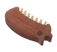 PRETYZOOM Multi-Functional Massage Comb with Comfortable Handle and Copper Teeth Wood Massage Comb Designed to Unblock Scalp Meridians and Home Use for Relaxing Scalp and Body