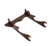 PRETYZOOM Multi-Tier Bamboo Flute Stand Wooden Display Rack Horizontal Piccolo Holder Universal Woodwind Instrument Organizer for Home Music Room