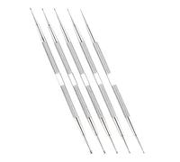 PRETYZOOM Nail Art Pens with Delicate Appearance Dual-head Stainless Steel 5pcs for Manicure Nail Painting Tools Gemstone Painting Easy to Use for Professional