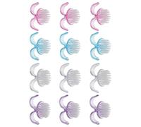 PRETYZOOM Nail Cleaning Brushes 12Pcs Mini Dust Brushes with Plastic Handle for Hands and Feet Nail Art and Manicure Cleaning