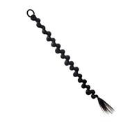 PRETYZOOM Natural Black Braid Ponytail Extension Long Tail Hairpiece for Black Women No Shedding Fashion Synthetic Hair Braid Easy to Attach for Weddings Parties Daily Use