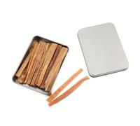 PRETYZOOM Natural Firelighters Wood Kindling Sticks for Outdoor Camping Bbq Instant Flame Starters Fire Starting Wood Strips for Hiking Fishing