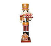 PRETYZOOM Nutcracker Ornament Nutcracker Decoration Gingerbread Man Figurine Nutcracker Figure Nutcracker Doll Wood Nutcracker Christmas Ornament Nutcracker Tabletop Wooden Gingerbread House