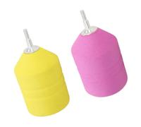 PRETYZOOM Outdoor Sponge Arrowheads Archery Training Soft Replacement Arrows for Target Practice and Live Cs Supplies Set of 2 3.70X1.97X1.97In Random Color