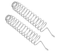 PRETYZOOM Outdoor Squirrel Feeders Corn Cob Holders Feeding Supplies Lightweight Washable Stainless Steel 2Pcs Garden Backyard Bird Feeding Devices 10X1.8X1.8 Inch