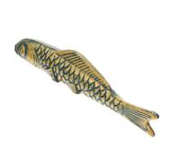 PRETYZOOM Paperweight, Golden Desktop Decor Cast Iron Carp Shape for to Keep Paper Tidy and Flatten Paper, for Housewarming and Awards Ceremony