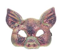 PRETYZOOM Party-ready Pig Mask Comfortable Half Mask for Masquerade Cosplay and Carnival Events Intricate Design and Breathable Material Decor