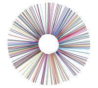 PRETYZOOM P ilament Low Temperature Printer Pen Filament 260pcs for 3D Printing Pen Refills, 2.5mm X 15cm with High Compatibility and Precise Printing and Random Color for Projects