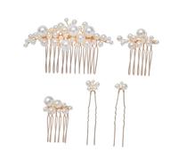 PRETYZOOM Pearl Hair Comb Elegant Hair Fork and Bride Fork for Wedding Headdress for Bridesmaid and Bachelorette Party Accessories