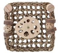 PRETYZOOM Pet Cage Mat Chewing Footing Pad Protect Paws Grass Wood inside Cage Rabbits Chinchillas Small Pets