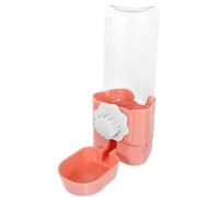 PRETYZOOM Pet Hanging Water Bottle 1l Rabbit Water Dispenser Pink Pp Material Secure at Cage Height Comfortable Drinking for Small Pets Home Use
