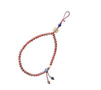 PRETYZOOM Phone Wrist Strap Cell Phone Hanging Rope Chinese Style Agate Detachable Design Beautiful Color Delicate Red Lanyard for Camera and Bag to Avoid Dropping
