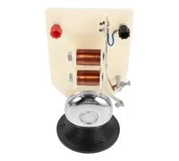 PRETYZOOM Physics Electric Bell Experiment Kit for Middle School Teaching, Vertical Electric Bell Design with Precise Wiring Marks, Plastic and Metal Construction, for Teacher-led