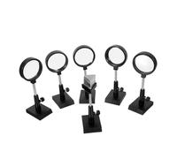 PRETYZOOM Physics Optical Experiment Kit with Convex Concave Lenses Prism Plane Curved Mirrors for Science Lessons Student Science Teaching Tool for Reflection Refraction Light Dispersion