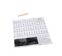 PRETYZOOM Piano Stickers 88-Key Removable Note Labels Keyboard Decal for Beginner Electronic Organ Learning
