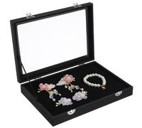 PRETYZOOM Pin Display Case for Breastpins and Medals Multifunctional Storage Box for Pins Badges Collectibles Decorative Wall-mounted Tabletop Display Holder