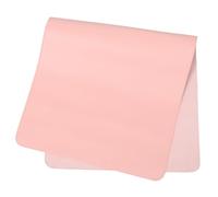 PRETYZOOM Pink Pu Leather Makeup Mat for Dressing Table with Meticulously Stitched Edges, Soft Texture and Matte Luxury Finish, Vanity Desk Cover Protector that Reduces Surface Wear