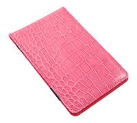 PRETYZOOM Pink Texture Golf Scorebook Scorecard Holder Protective Golf Score Record Notebook Portable Lightweight