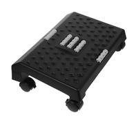 PRETYZOOM Plastic Adjustable Footrest with Non-Slip Top, Ergonomic Design Foot Stool for Office and Home, Stable Under Desk Foot Support for Adults and Boys and
