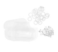 PRETYZOOM Plastic Bolts and Nuts Kit with Fixing Sheets and Gaskets for Small Pets DIY Flexible Design Dual Fixation Hamster Cage Accessories