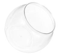 PRETYZOOM Plastic Fish Bowl Small Fish Tank for Home and Office with Not Easy to Break Material and Good View the Interior, for Wedding Decoration and Desktop Aquarium