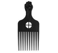 PRETYZOOM Plastic Hair Comb for Taming Hair and Brushing out Curls Black Plastic Material in Bedroom Or Car