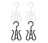 PRETYZOOM Plastic Shoe Display Hooks 4Pcs for Home Hanging Storage Thickened Sturdy Hooks Suitable for Slippers and Flip-Flops