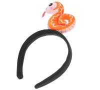PRETYZOOM Plush Snake Headband Animal Ears Headwear Snake Costume Accessory for Halloween Dress up Parties Soft for Boys and Girls Women