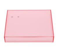 PRETYZOOM Portable Acrylic Eyelash Storage Case Lightweight False Eyelashes Travel Box Easy Open Close Makeup Organizer for Women Purse Cosmetic Bag